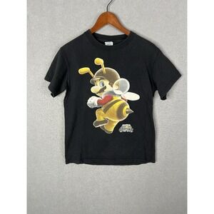 Super Mario Galaxy Wii Bee Mario Vintage 2007 Nintendo Promo Shirt Medium Size S